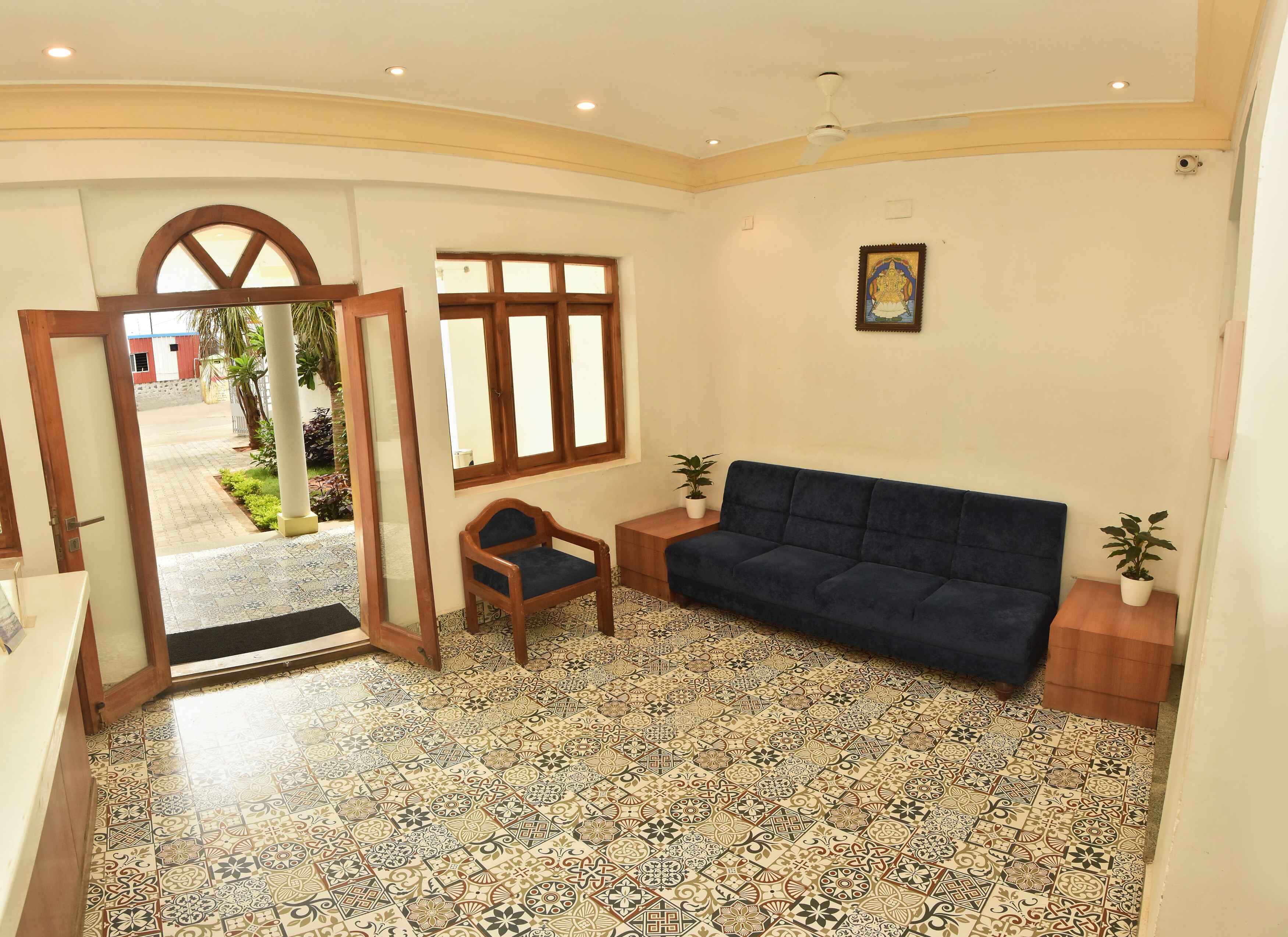 Vilasam Rooms waiting hall